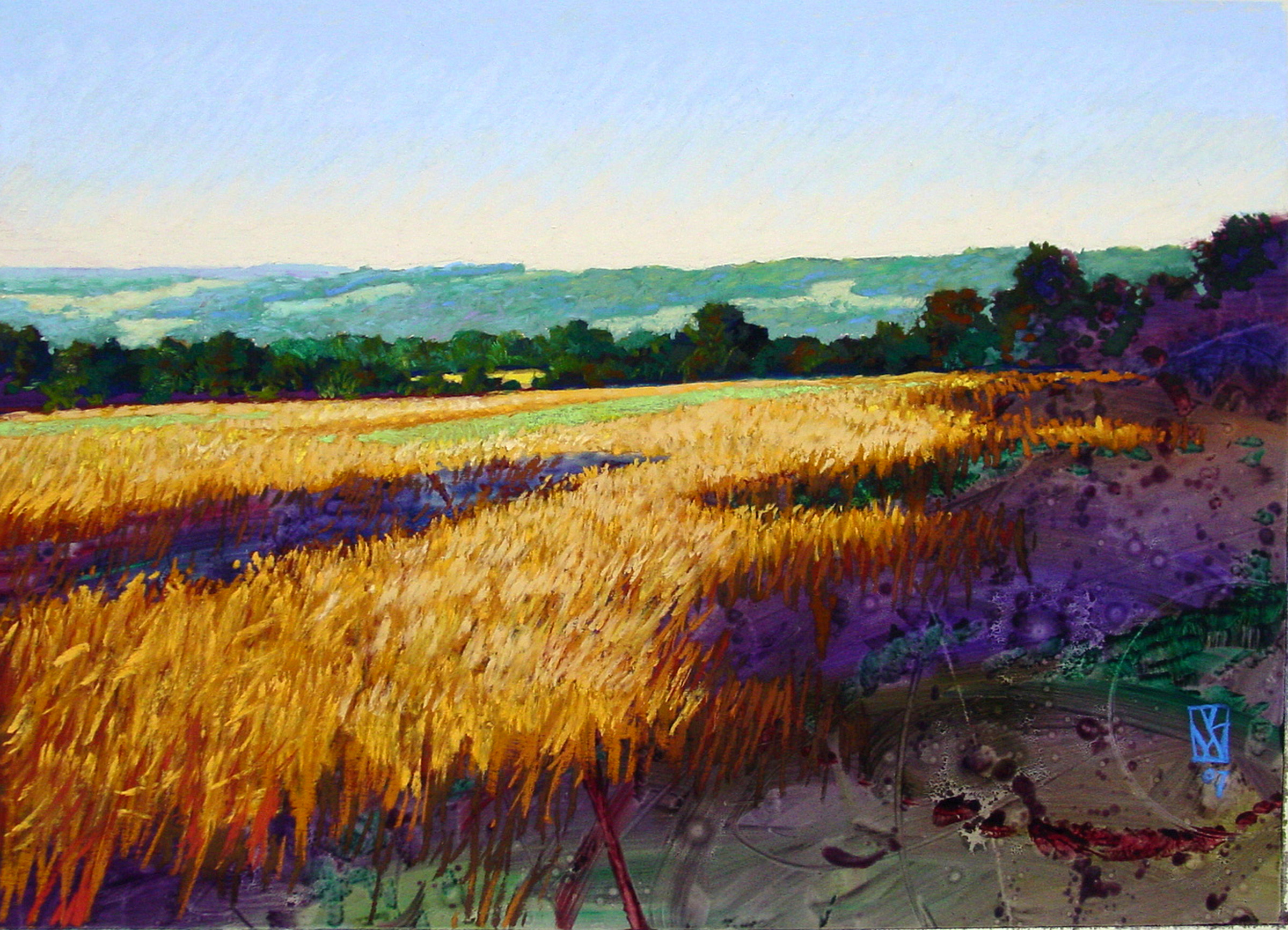 purple field